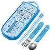 Skater TACC2AG-A Trio Set, Chopsticks, Spoon and Fork, Cinnamoroll, Scallop,
