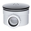 SPARES2GO Shower Trap for 90mm Tray Plug Hole 1.5" Drain