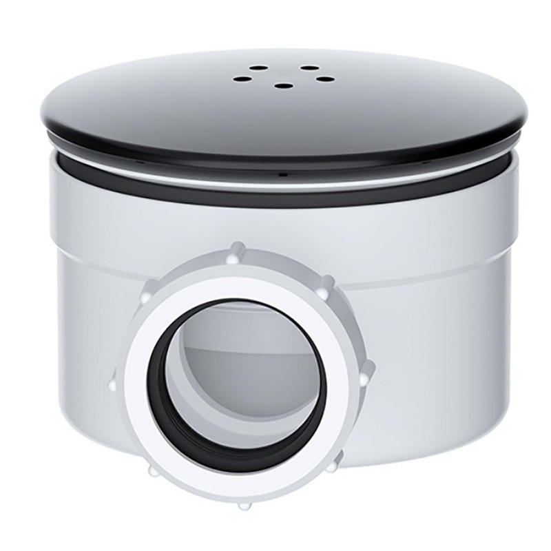 SPARES2GO Shower Trap for 90mm Tray Plug Hole 1.5" Drain