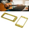 2PCS Guitar Pickup Frame Metal Bridge and Neck Pickups Cover