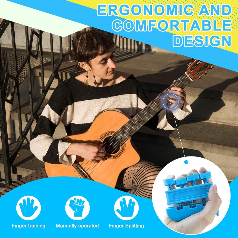 4 Finger Trainer Occupational Therapy, Includes Four Levels of Finger