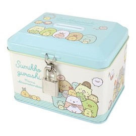 Tees Factory SG-5542903AT Sumikko Gurashi Can Bank with Keys H3.3 x 4.4 x 3.3 inches (84 x 113 x 83 mm)