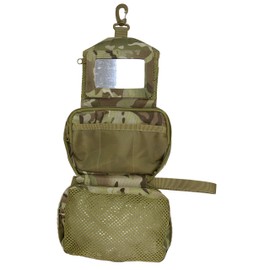 Kombat Tactical Elite Wash Bag - British Terrain Pattern/MTP Camp Military/Army/Cadets