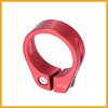 Partuto 34.9mm Aluminium Alloy Bike Seat Post Clamp Seat Post