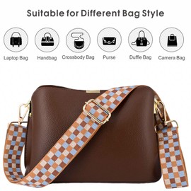 ROYGBCP Strap Purse Replacement Crossbody Wide Handbag&Purse Strap Canvas Bag Handbag Purses for Women