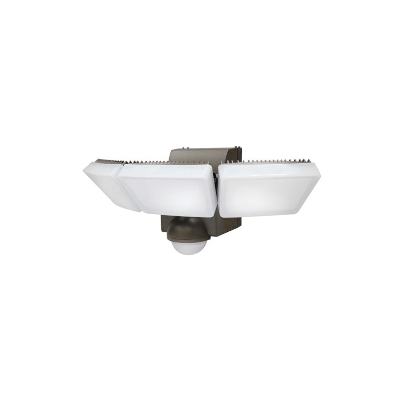 IQ America Battery Powered Indoor Outdoor Weatherproof LED Motion Security
