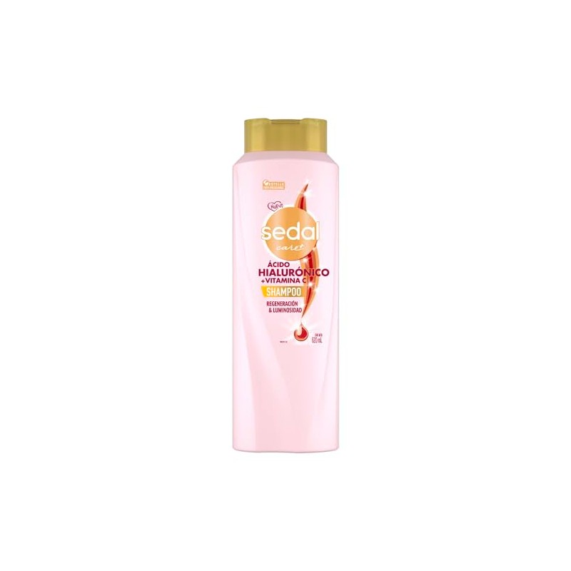 Sedal Shampoo Acido Hialuronico y Vit C, Botella 620ml
