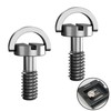 Pack of 2 1/4 Inch Screw Stainless Steel Tripod Screws