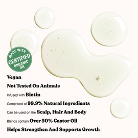 Red by Kiss Hair Oil Treatment, 99.9% Natural Organic Vegan Oil Blend, Biotin Infused, 7.78 Fl Oz, Supports Hair Growth & Healthy, Shiny, Smooth Hair