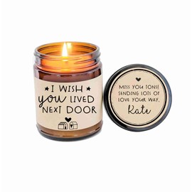 Miss You Gift Wish You Were Here Gift Wish You Lived Next Door Scented Candle Gift for Friend Long Distance Gift LDR Gift