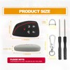 2Pack Silicone Key Fob Cover Smart Key Holder Sleeve, Compatible