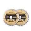 TOOLMAYS Diamond Cutting Discs Set of 2 x 125 mm