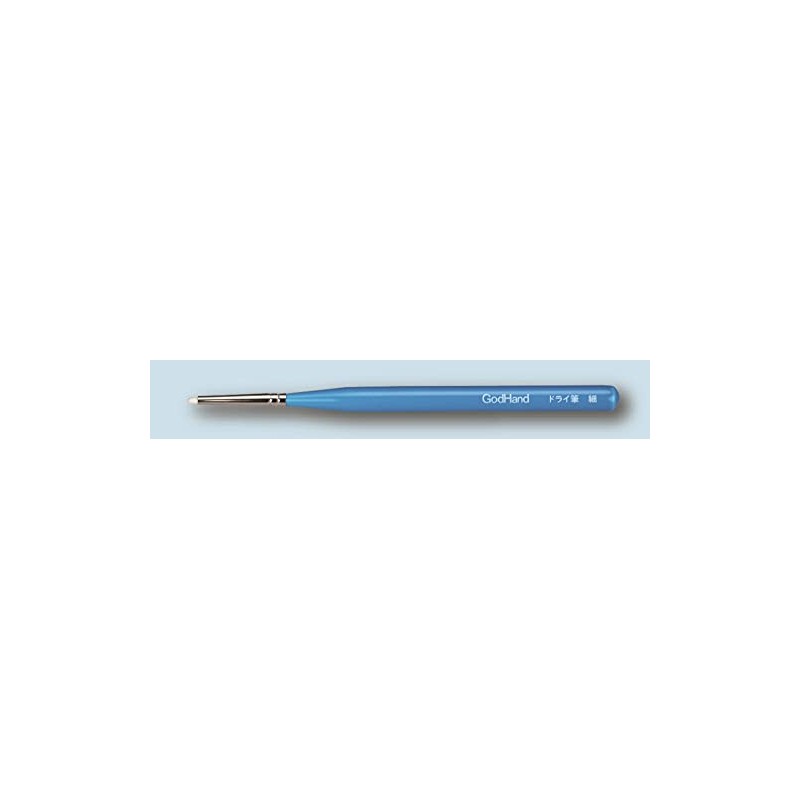 GodHand GH-BRSP-DH Kamifude Dry Brush with Cap, Thin, Blue