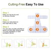 Bukihome Pre-Cut Kinesiology Tape for Feet – 12 Pcs Big