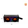 Maíz Bocina Radio Fm Luz Led Recargable Usb Bluetooth Portatil