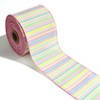 LINGMIN Easter Ribbon for Wreath Bow Wrapping Gifts, Pastel Stripe