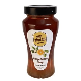 Just Spread 100% Pure Honey | Single-Sourced, All Natural Honey | Gluten Free, Non GMO, No Sweeteners | 17.6oz, 1 Pack (Orange Blossom Honey)