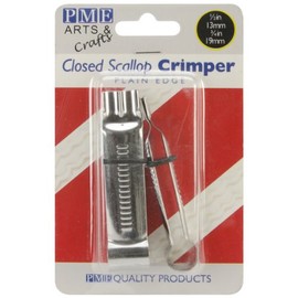 PME Closed Scallop Plain Crimpers, Large and Small Sizes, Set of 2