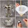 Gejoy 12 Pcs Metal Canning Funnel Set Stainless Steel Mason
