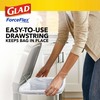 Glad ForceFlex Tall Kitchen Drawstring Trash Bags, 13 Gallon, Pine-Sol