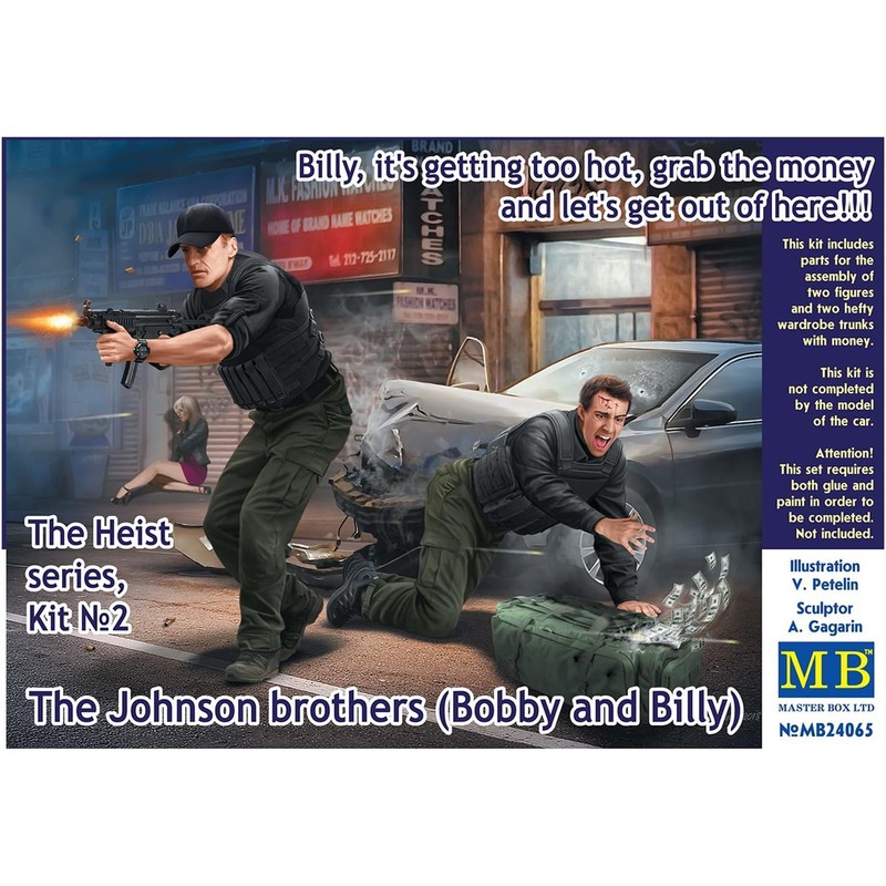 Master Box MB24065 1/24 Robbery Suppression Series, Armed Robbery Johnson