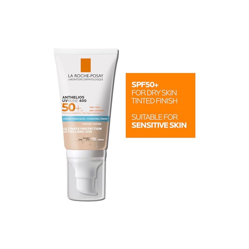 La Roche-Posay Anthelios UVMUNE 400 SPF50+ Hydrating Tinted Cream, 50ml
