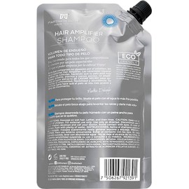 MARTHA DEBAYLE Shampoo REFILL POUCH HAIR AMPLIFIER. Máximo volumen, luminosidad y flexibilidad. Con ceramidas y caviar negro. Sin parabenos y ftalatos