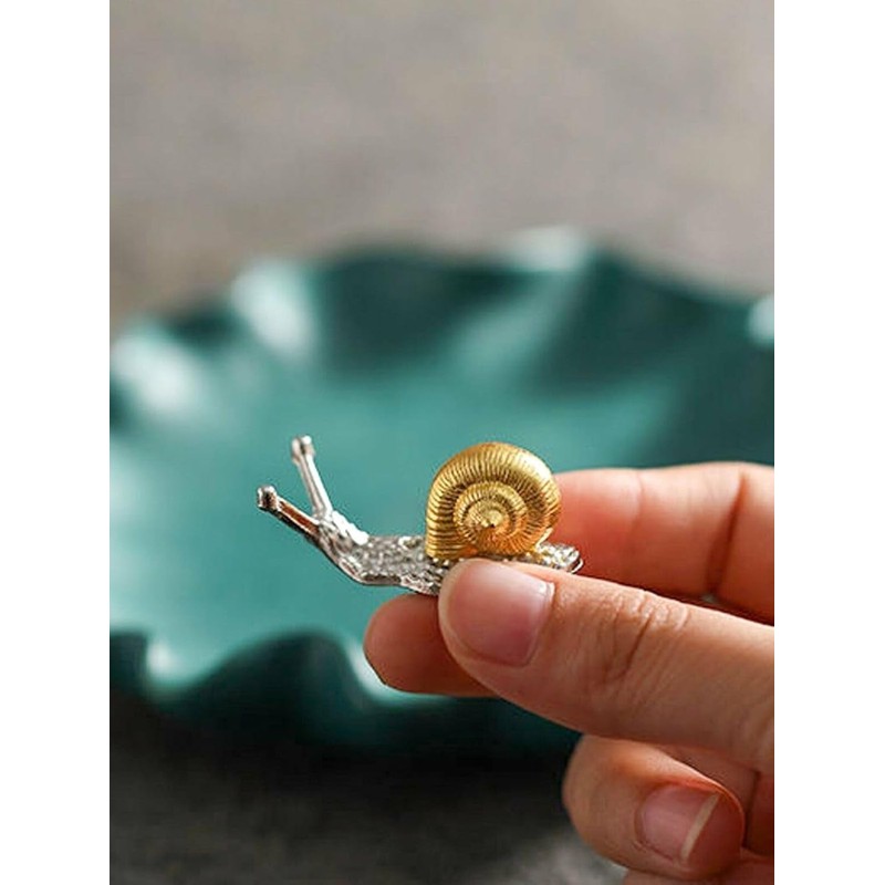 2Pcs Snail Shaped Incense Burner Stick Holder Animal Shaped Home