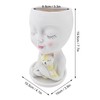 Face Flowerpot Fadeless Resin Head Planter DIY Decorative Adorable Succulent