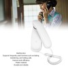 Wall Mountable Telephone Multifunctional Clear Sound Corded Landline Phone for