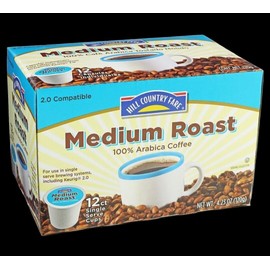 HFC Hill Country Fare Medium Roast K-cups 12ct Box 100% Arabica