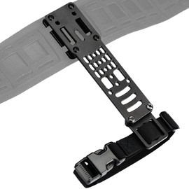 Guayma Drop Leg Holster Adapter Duty Belt Accessories for QLS Kit,Modular Holster Adapter with Thigh Strap Airsoft Tactical Police Gear,BK