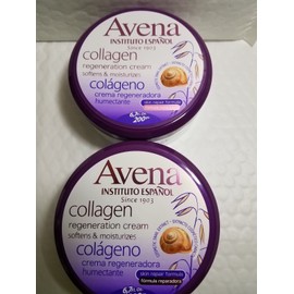 AVENA INSTITUTO ESPANOL 2 PACK AVENA COLLAGEN REGENERATION CREAM SOFTENS & MOISTURIZES 6.7 FL OZ EACH