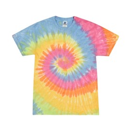 Krazy Tees Tie Dye Shirt Women Tops or 100% Cotton Cute Trendy Tie Dye Shirts for Men, Teens, Youth, Girls & Boys, Blue Ocean