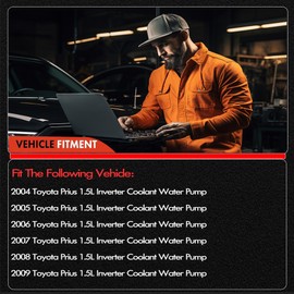 G9020-47031 Engine Electric Inverter Cooler Water Pump Assembly Compatible with 2004-2009 Toyota Prius 1.5L Replace G902047031 04000-32528