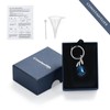 constantlife Rose Flower Urn Keychain Cremation Jewelry for Ashes, Stainless