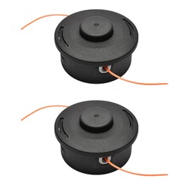 GnDaYoug 2 Pack 25-2 Bump Feed Trimmer Head – Compatible with Stihl FS55, FS56, FS70, FS80, FS90, FS110, FS120, FS130 & More – Replaces OEM 4002 710 2108 & 2191 – Includes 10mm x 1.0 LHF Bolt