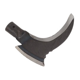 VINGVO Double Scythe, Mowing Cutting Trees High Manganese Steel Double Scythe Multifunctional Efficient Rustproof for Gardening Tool (Single Cutter Head)