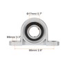 sourcing map 6 Pcs KP003 Pillow Block Bearing 17mm Bore