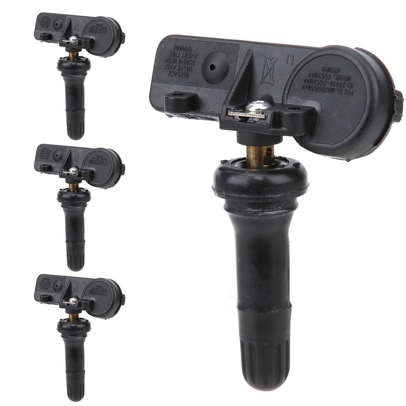 TPMS Tyre Pressure Monitoring System Sensor, 4-Piece Tyre Pressure Sensor