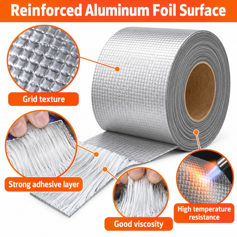 Waterproof Butyl Repair Tape for Roofs, Pipes & Cracks –