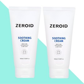Zeroid Soothing Cream Skin Calming 100mlX2 / 제로이드 수딩 크림 피부 진정 100mlX2개