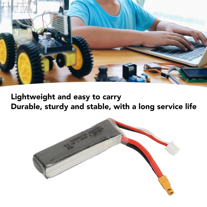 7.4V Lithium Battery Lightweight Portable Stable Multi Protection Battery for