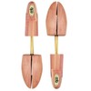 Moneysworth and Best Men's Shoe Trees with Hook Heel, Red