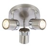 UKEW 3 Way Round Ceiling Light - Satin Stylish Home