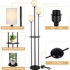 TREATLIFE HOME Stylish Floor Lamp with Shelves for Cozy Living