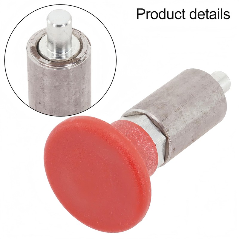 Mushroom -Shape Red Handle Locking Spring Loaded Pull Pin /Pop
