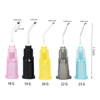 100Pcs Blunt Tip Needle, Bent Blunt Dispensing, Disposable Dental Irrigation