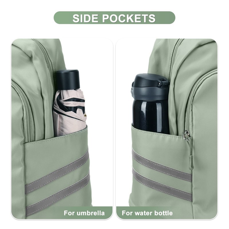 coofay Gym Backpack For Women Waterproof Backpack With Shoe Compartment