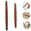 ULTECHNOVO 2pcs Wooden Rolling Pin Dough Rollers for Baking Ergonomic